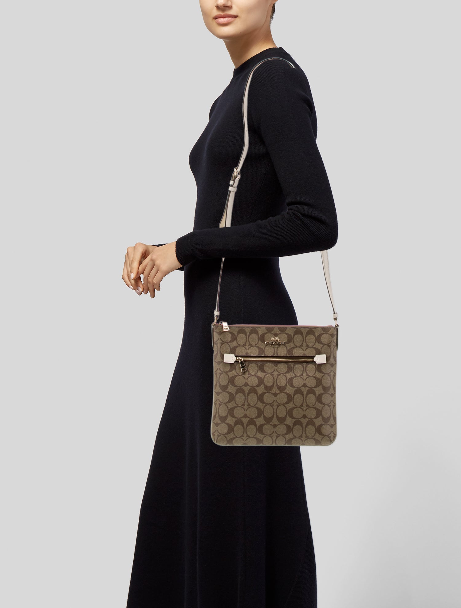 Coach Leather Shoulder Bag